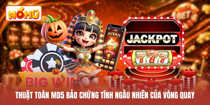 Thuật toán MD5 bảo chứng tính ngẫu nhiên của vòng quay